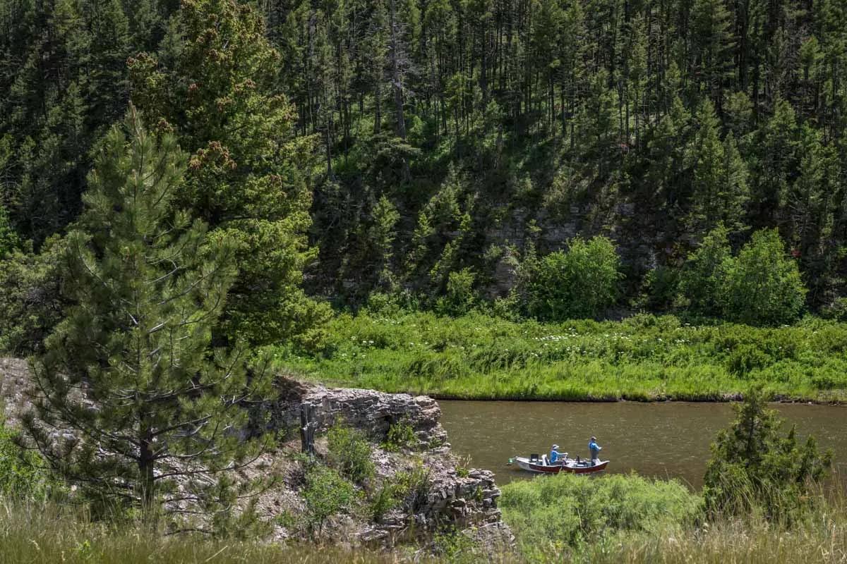 Fly fishing the Smith River in May with Montana Angler