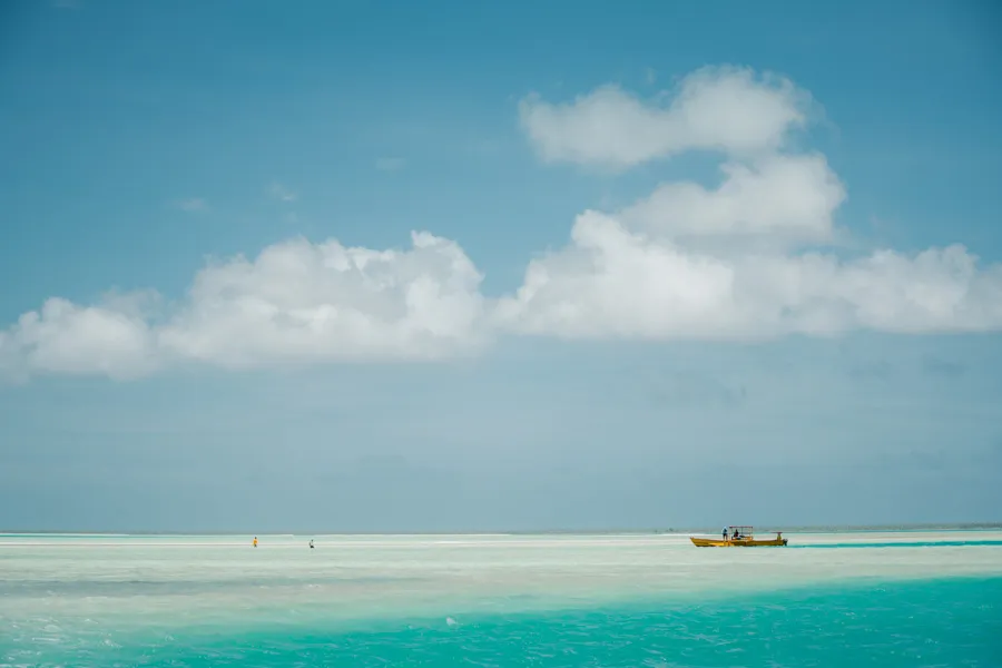 Christmas island fly fishing boat