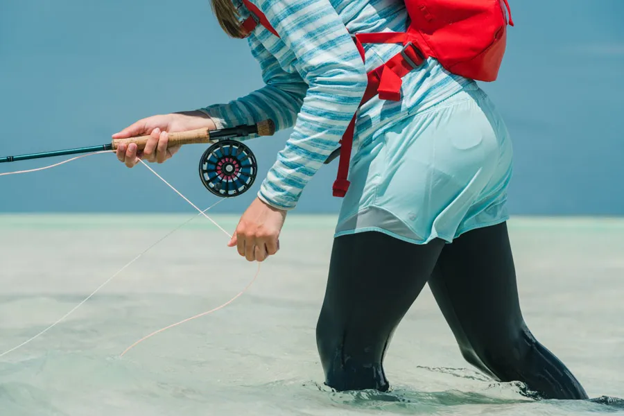 Christmas island fly fishing bonefish on flats