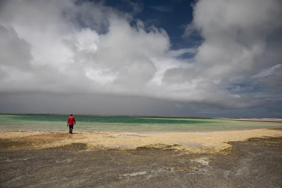 Christmas island fly fishing flats bones storm