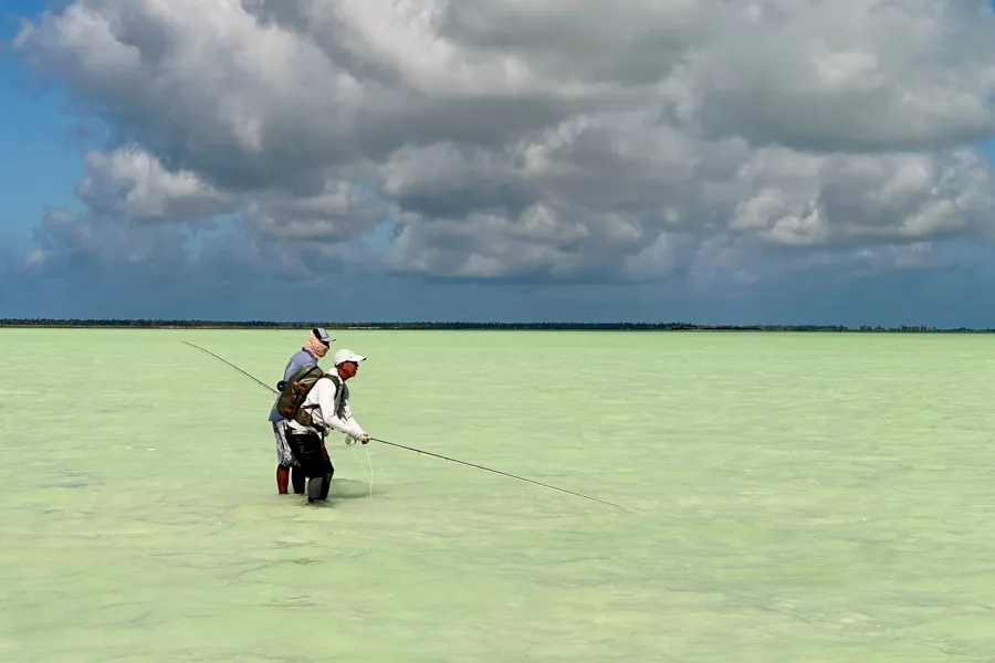 Christmas island wading flats