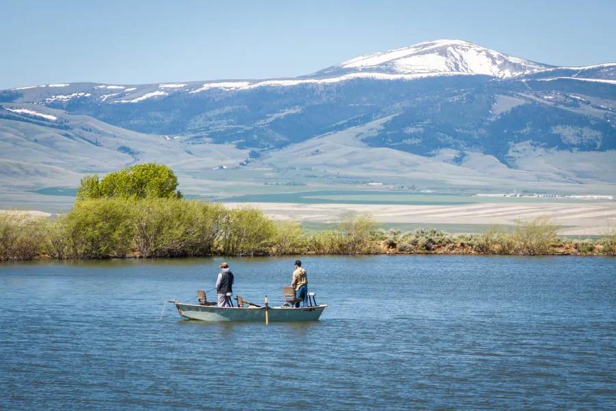 Montana Angler fly fishing trips on lakes