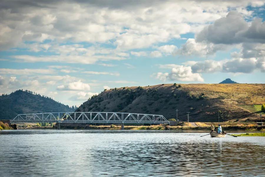 Missouri River fly fishing trips near Wolf Creek and Craig