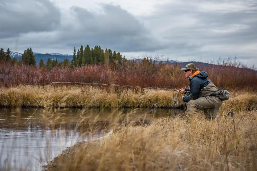 Finding large trout in the fall can feel like hunting and stalking as much as it does fly fishing. 