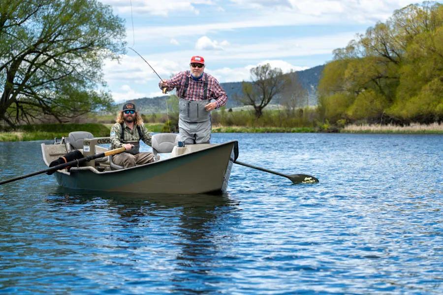 Dry fly fishing for Montana trout