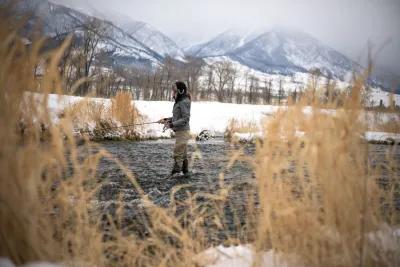 Winter fishing on Depuy's