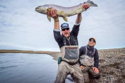 catching huge trout