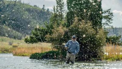 Fly fishing Montana in April