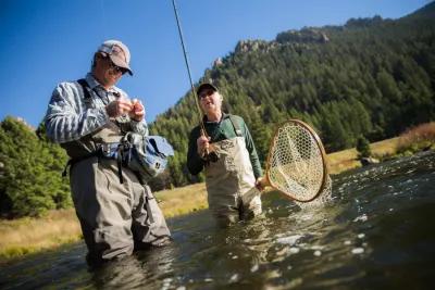 Tangles happen when fly fishing