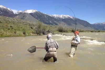 Fishing in Montana near Bozeman and Big Sky during runoff season can be great