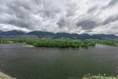 Yellowstone River in mid June