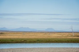 The scenery isn't too bad in Argentina.