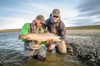 The possibility of catching a trophy sea run brown trout is very high.