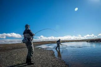 Take your time... these fish are big and powerful.