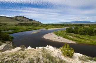 Fly Fishing and camping on the Jefferson River