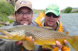 Montana has the best brown trout fishing