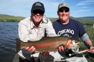 This rainbow trout is the trophy class