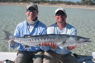 Baracuda fishing on the flats