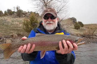 Rainbow trout fishing in Montana