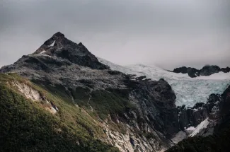 Glaciers over Lago Mendendez