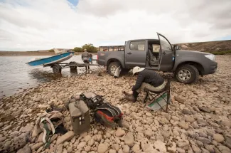 Limay River boat ramp