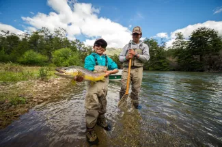 Brown trout as big as your leg