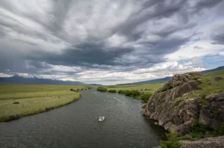 Float fishing on the Madison River