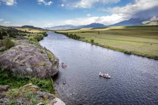 The Upper Madison River fishing trips 