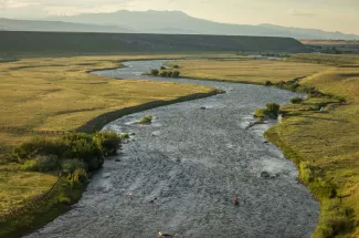 Floating and fishing the Madison River