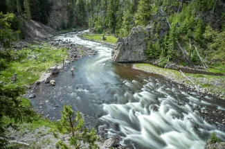 Fly Fishing the Fire Hole river