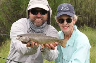 North Fork Smith River brown trout