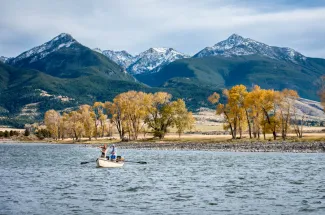 Great fishing and scenery make the Yellowstone River an angler's dream