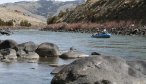 Boulders on yellowstone river