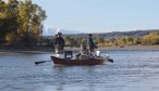 fishing yellowstone river during fall