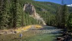 Fly fishing the Gallatin River in Montana