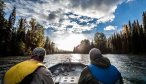 Jet boat steelhead fishing