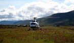 Mongolia helicopter