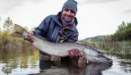 Mongolian pike fishing