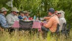 river lunch in argentina