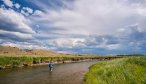 wade fishing Montana
