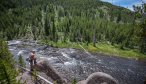 going fishing in Yellowstone Park
