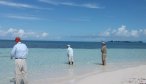 Fly fishing for bonefish
