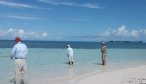 Fly fishing for bonefish