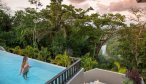 Infinity pool overlooking the jungle