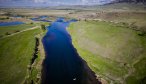 Missouri River drone shot