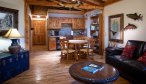 Bunkhouse living room Boulder River Outpost