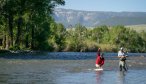 Wade fishing Boulder River
