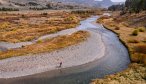 The Gallatin River flows out of Yellowstone National Park