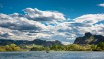 The Missouri River offers spectacular scenery in addition to stellar angling