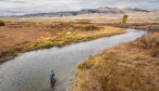 The Ruby River is an ideal size for walk and wade angling